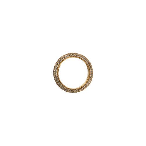 Accedi alla scheda di Bartorelli Italian Jewels ANELLO FEDINA BOMBATA A GIRO INTERO CON DIAMANTI BROWN - VR08997DBP