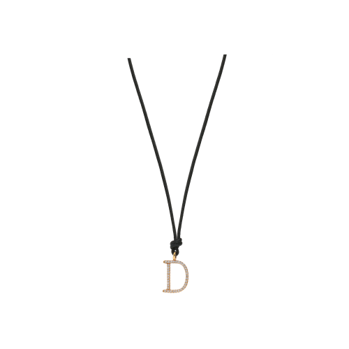 Accedi alla scheda di Bartorelli Italian Jewels CIONDOLO LETTERA D IN ORO ROSA CON DIAMANTI - VN21260DP-CD