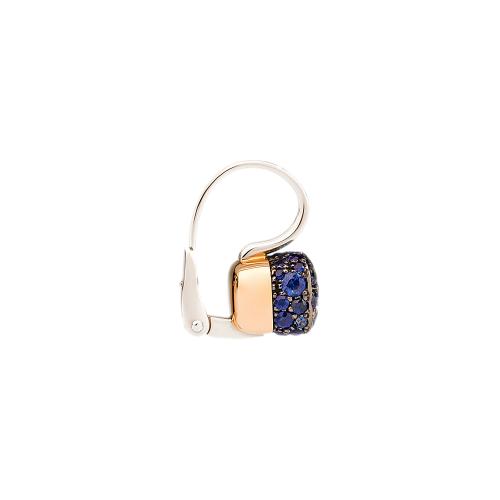 Accedi alla scheda di Pomellato ORECCHINO NUDO - ORECCHINO IN ORO BIANCO CON CASTONE IN ORO ROSA E ZAFFIRI (CT.1,10) - O.B501HO6/ZF - O.B501HO6/ZF