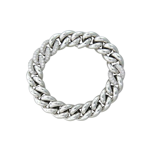 Accedi al prodotto correlato Pomellato BRACCIALE GOURMETTE - BRACCIALE IN ORO BIANCO E DIAMANTI - B.97024B/O2 - B.97024B/O2
