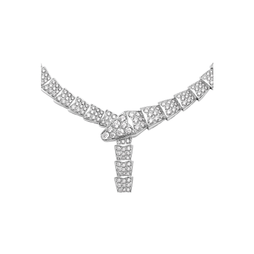 Accedi alla scheda di Bulgari COLLANA SERPENTI VIPER IN ORO BIANCO E FULL PAV&Egrave; DI DIAMANTI - CL856448 - CL856448