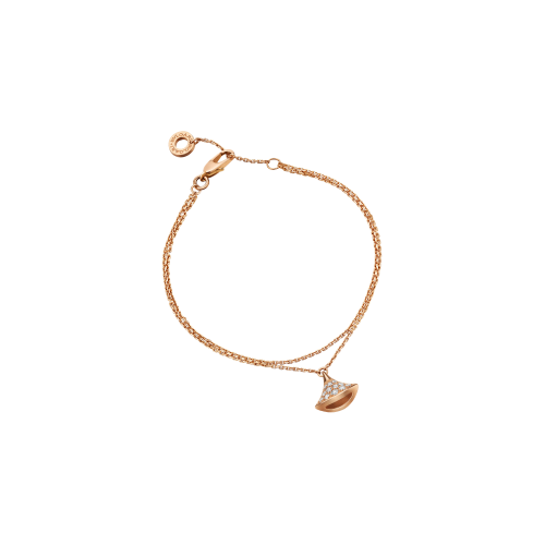 Accedi alla scheda di Bulgari BRACCIALE DIVAS&rsquo; DREAM IN ORO ROSA CON PAV&Eacute; DI DIAMANTI. - BR857363