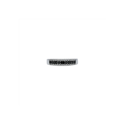 Accedi alla scheda di Bartorelli Italian Jewels ANELLO IN ORO BIANCO CON DIAMANTI BIANCHI E DIAMANTI NERI - VR21625DKDW