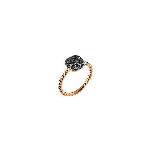 Accedi alla scheda di Bartorelli Italian Jewels ANELLO IN ORO ROSA CON DIAMANTI NERI - VR25534DKP