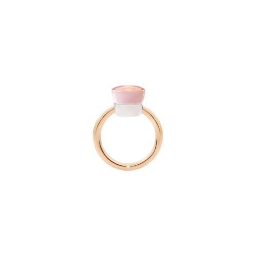 Accedi alla scheda di Pomellato ANELLO NUDO - ANELLO NUDO CLASSIC IN ORO ROSA CON CASTONE IN ORO BIANCO E QUARZO ROSA SFACCETTATO - A.A110/O6/QR - PAA1100O6000000QR