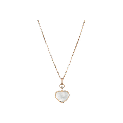 Accedi alla scheda di Chopard CHOPARD - COLLANA HAPPY HEARTS IN ORO ROSA CON DIAMANTE E MADREPERLA - 797482-5301 - 797482