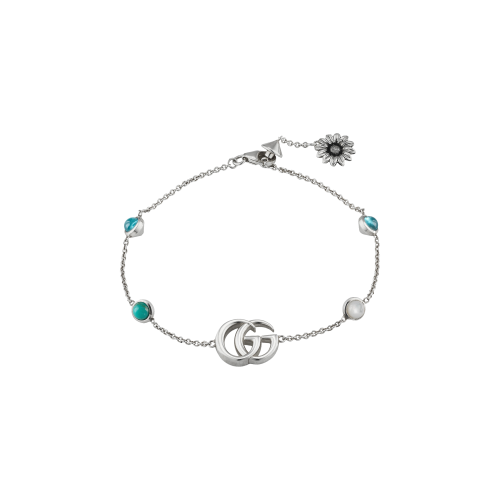Accedi al prodotto correlato Gucci BRACCIALE GUCCI GG MARMONT IN ARGENTO CON FIORE E DOPPIA G - YBA527393001 - YBA5273930010