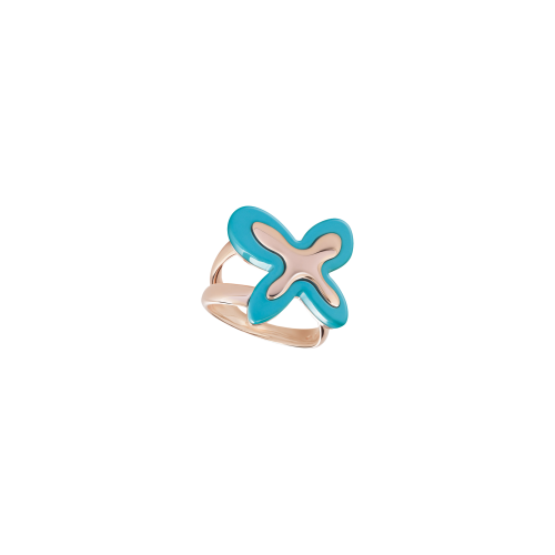 Accedi alla scheda di Mimi ANELLO FREEVOLA IN ORO ROSA E TURCHESE - AXM244R8P19