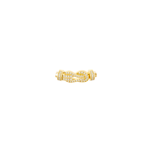 Accedi alla scheda di Fred FIBBIA CHANCE INFINIE IN ORO GIALLO FULL PAV&Eacute; DI DIAMANTI MODELLO MEDIO - 0B0110 - 0B0110