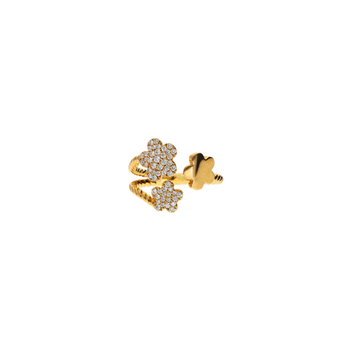 Accedi alla scheda di Bartorelli Italian Jewels ANELLO FIORI IN ORO ROSA CON PAV&Egrave; DI DIAMANTI - VR26615DP