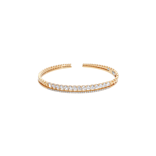 Accedi alla scheda di Bartorelli Italian Jewels BRACCIALE RIGIDO APERTO IN ORO ROSA E DIAMANTI - VB27336DP