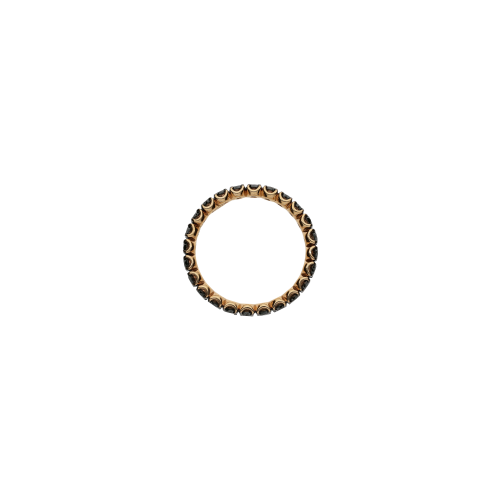 Accedi alla scheda di Bartorelli Italian Jewels ANELLO VERETTA IN ORO ROSA CON DIAMANTI NERI - FA1219-17R003N