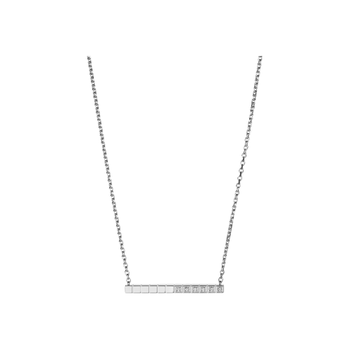 Accedi alla scheda di Chopard CHOPARD - COLLANA ICE CUBE PURE IN ORO BIANCO CON DEMI-PAV&Egrave; DI DIAMANTI - 817702-1002 - 817702