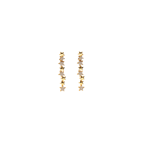 Accedi alla scheda di Bartorelli Italian Jewels ORECCHINI STELLE PENDENTI IN ORO ROSA E DIAMANTI - VE27912DP