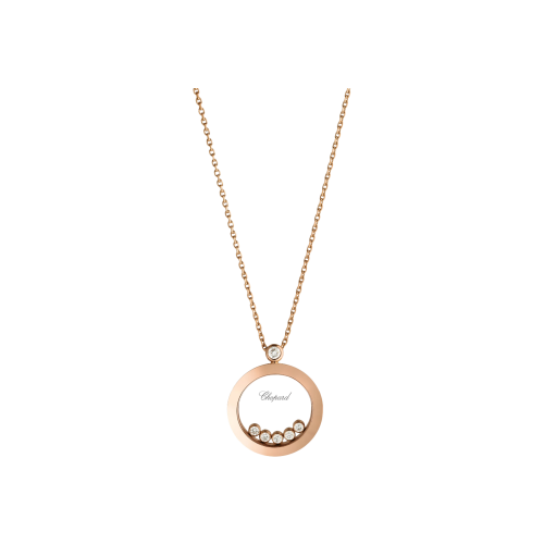 Accedi alla scheda di Chopard CHOPARD - COLLANA HAPPY DIAMONDS ICONS IN ORO ROSA E DIAMANTI - 799434-5001 - 799434
