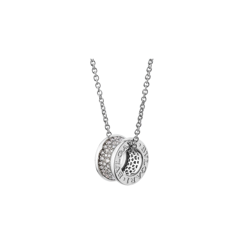 Accedi alla scheda di Bulgari COLLANA B.ZERO1 IN ORO BIANCO CON PAV&Egrave; DI DIAMANTI - CL855800 - CL855800