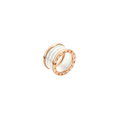 Accedi al prodotto correlato Bulgari ANELLO B.ZERO1 A QUATTRO FASCE IN ORO ROSA E CERAMICA BIANCA - AN855564 - AN855564