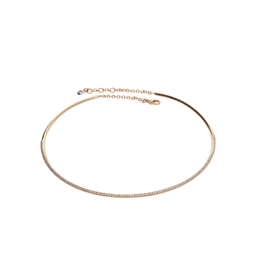 Accedi al prodotto correlato Bartorelli Italian Jewels COLLANA CHOCKER SEMIRIGIDA IN ORO ROSA CON DIAMANTI - 75344228