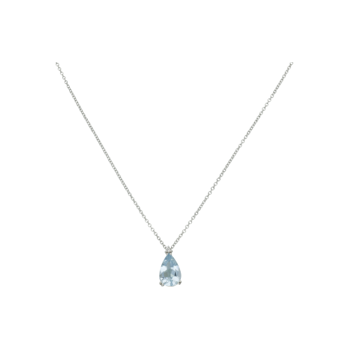 Accedi alla scheda di Bartorelli Italian Jewels COLLANA IN ORO BIANCO CON PENDENTE ACQUAMARINA CT 2.50 E DIAMANTE CT 0.05 - 0055445241