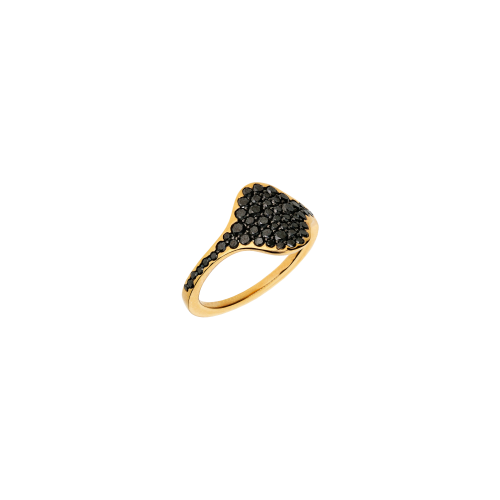Accedi alla scheda di Bartorelli Italian Jewels ANELLO IN ORO ROSA CON PA&Eacute; DI DIAMANTI NERI - VR24961DKP