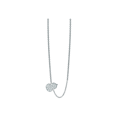 Accedi al prodotto correlato Qeelin COLLANA PETITE WULU IN ORO BIANCO CON PAV&Egrave; DI DIAMANTI - WU-050-FPNL-WGD - WUN50ACWGDI