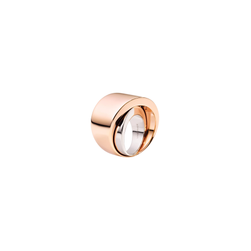 Accedi alla scheda di Vhernier ANELLO TOURBILLON IN ORO ROSA 18K E ORO BIANCO 18K NON RODIATO - PN1527A0101
