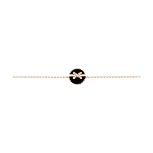 Accedi alla scheda di Chaumet CHAUMET - BRACCIALE JEUX DE LIENS HARMONY IN ORO ROSA  CON DIAMANTI E ONICE - 084999 - 084999
