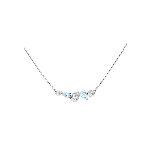 Accedi alla scheda di Chaumet CHAUMET - COLLANA JOSEPHINE RONDE D'AIGRETTES IN ORO BIANCO CON DIAMANTI E ACQUAMARINA - 084379 - 084379