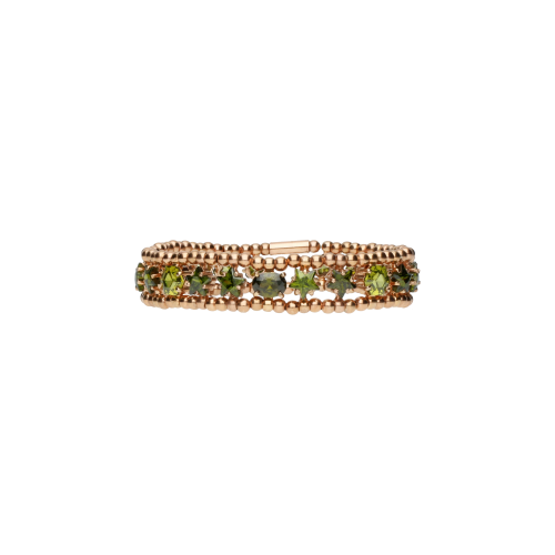 Accedi al prodotto correlato Bartorelli Italian Jewels BRACCIALE ELASTICO IN ARGENTO ROS&Eacute; CON TORMALINA VERDE - BRA2485-5