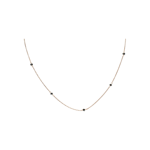 Accedi al prodotto correlato Bartorelli Italian Jewels COLLANA GIROCOLLO IN ORO ROSA CON DIAMANTI NERI - 0002099000R