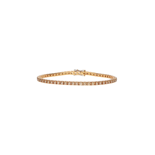 Accedi alla scheda di Bartorelli Italian Jewels BRACCIALE TENNIS IN ORO ROSA E DIAMANTI BROWN - 329-L1051-F-DB