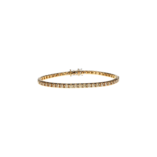 Accedi alla scheda di Bartorelli Italian Jewels BRACCIALE TENNIS IN ORO ROSA CON DIAMANTI BROWN - 329-L1051-H