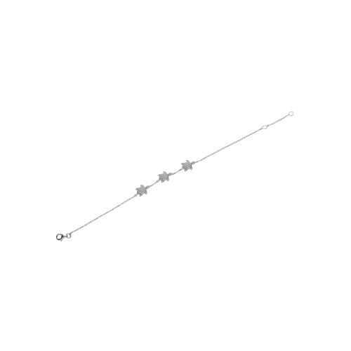 Accedi alla scheda di Bartorelli Italian Jewels BRACCIALE IN ORO BIANCO CON TARTARUGHE IN PAV&Egrave; DI DIAMANTI - BABR050