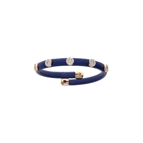 Accedi alla scheda di Bartorelli Italian Jewels BRACCIALE IN PELLE AZZURRA CON ELEMENTI IN ORO ROSA E DIAMANTI - 1pu0032027/2