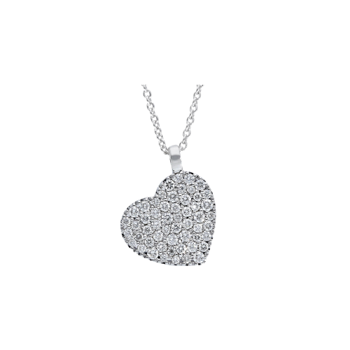 Accedi alla scheda di Bartorelli Italian Jewels CIONDOLO IN ORO BIANCO CON CUORE IN PAV&Egrave; DI DIAMANTI - VP24881DWS