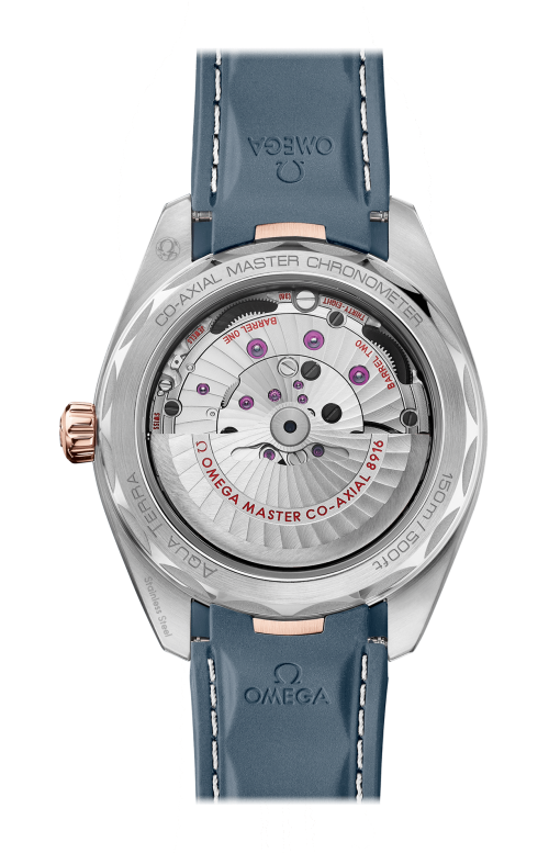 Accedi alla scheda di Omega AQUA TERRA 150M 41 MM, ACCIAIO-ORO SEDNA&trade; SU CAUCCI&Ugrave; - 220.22.41.21.03.001