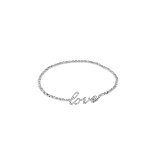 Accedi al prodotto correlato Bartorelli Italian Jewels BRACCIALE IN ORO BIANCO CON SCRITTA 