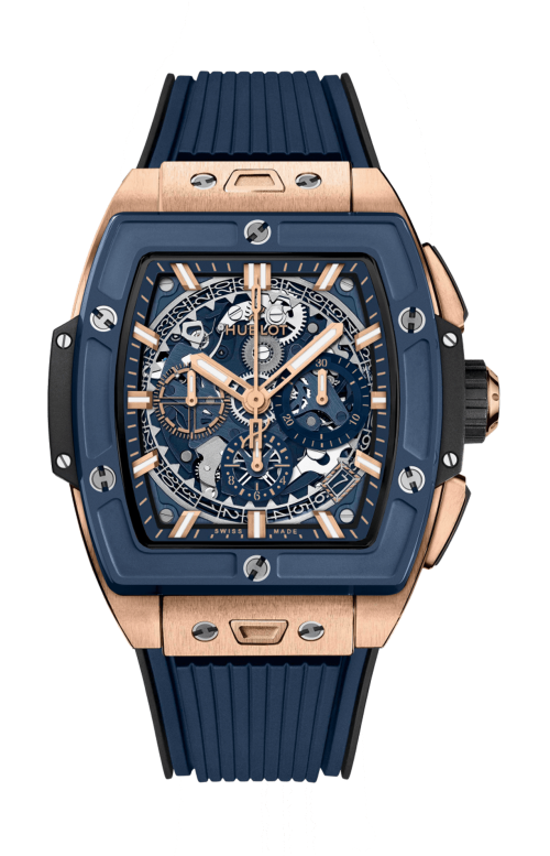 Accedi alla scheda di Hublot SPIRIT OF BIG BANG KING GOLD BLUE CERAMIC 42 MM - 642.OL.7180.RX