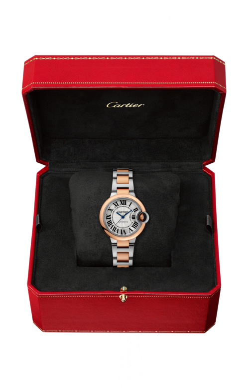 Accedi alla scheda di Cartier BALLON BLEU DE CARTIER 33 MM, AUTOMATICO, ACCIAIO, ORO ROSA - W2BB0032