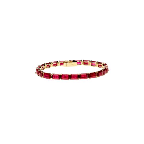 Accedi alla scheda di Bartorelli Italian Jewels BRACCIALE TENNIS IN ORO ROSA CON RUBINI - VB28729RU-P