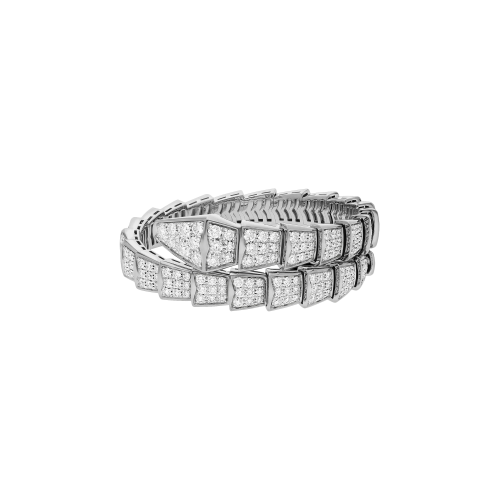 Accedi alla scheda di Bulgari BRACCIALE SERPENTI VIPER IN ORO BIANCO E FULL PAV&Egrave; DI DIAMANTI - BR855231 - BR855231