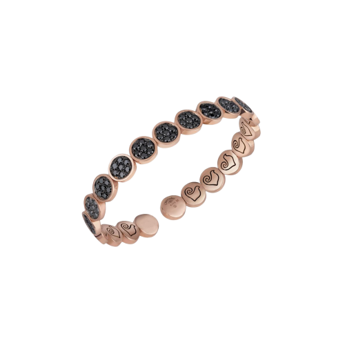 Accedi alla scheda di Chantecler BRACCIALE PAILLETTES IN ORO ROSA E DIAMANTI NERI - 41276 - 41276