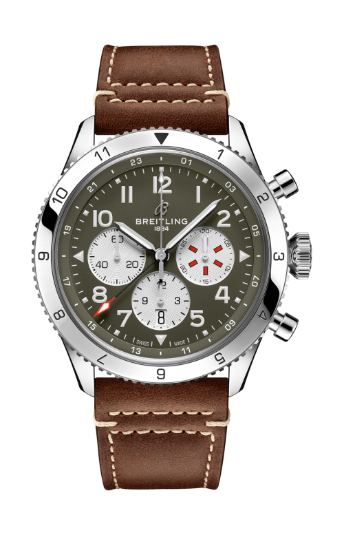 Accedi alla scheda di Breitling SUPER AVI B04 CHRONOGRAPH GMT 46 CURTISS WARHAWK - AB04452A1L1X1