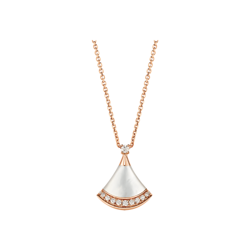 Accedi alla scheda di Bulgari COLLANA DIVAS' DREAM IN ORO ROSA CON DIAMANTI E MADREPERLA - 358365 - CL858847