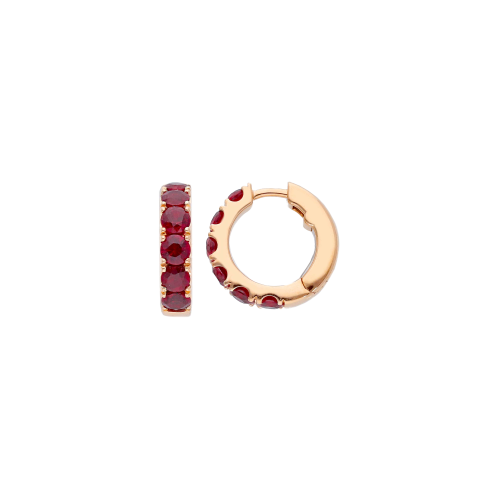 Accedi al prodotto correlato Bartorelli Italian Jewels ORECCHINI CERCHIETTO IN ORO ROSA E RUBINI - VE28698RUPS