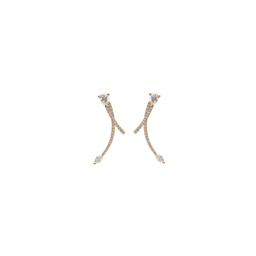 Accedi al prodotto correlato Bartorelli Italian Jewels ORECCHINI PENDENTI IN ORO ROSA E DIAMANTI - VE28841DP