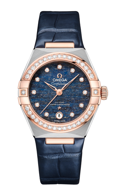 Accedi al prodotto correlato Omega CONSTELLATION 29 MM, ACCIAIO-ORO SEDNA&trade; SU PELLE - 131.28.29.20.99.003
