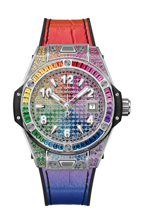 Accedi alla scheda di Hublot BIG BANG ONE CLICK STEEL RAINBOW 33 MM - 485.SX.9900.LR.0999
