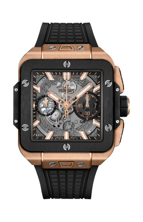 Accedi alla scheda di Hublot SQUARE BANG UNICO KING GOLD CERAMIC 42 MM - 821.OM.0180.RX
