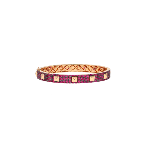 Accedi al prodotto correlato Bartorelli Italian Jewels BRACCIALE IN ORO ROSA PAV&Eacute; DI RUBINI - VB28817RUP